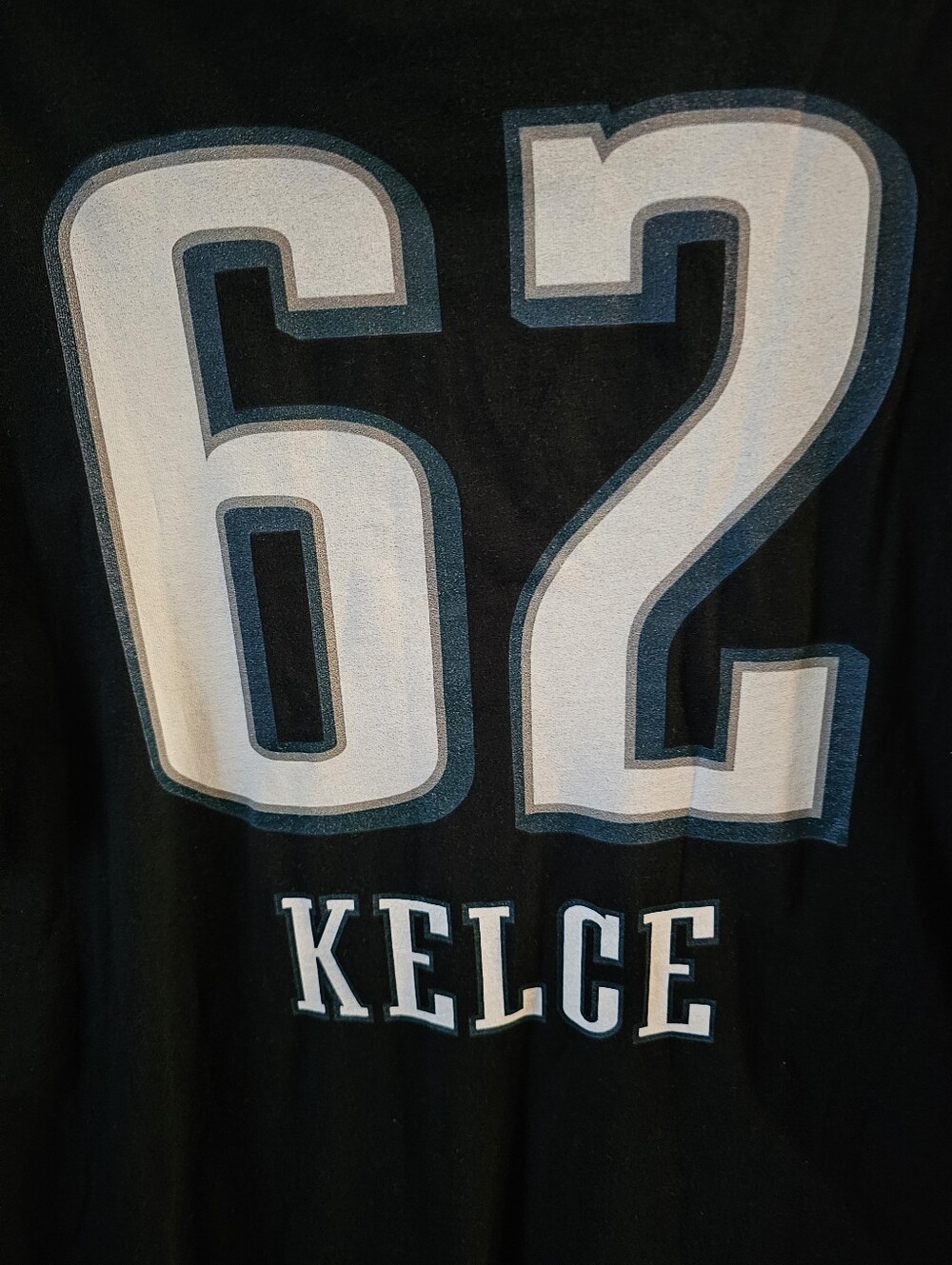 NWT FANATICS OFFICIAL NFL PHILADELPHIA EAGLES KELCE WOMEN'S T-SHIRT SIZE XL - Picture 4 of 6